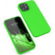 KW iPhone 13 Pro Max Θήκη Σιλικόνης Rubberized TPU - Lime Green - 55881.159