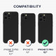 KW iPhone 13 Pro Θήκη Σιλικόνης TPU - Black Matte - 55958.47