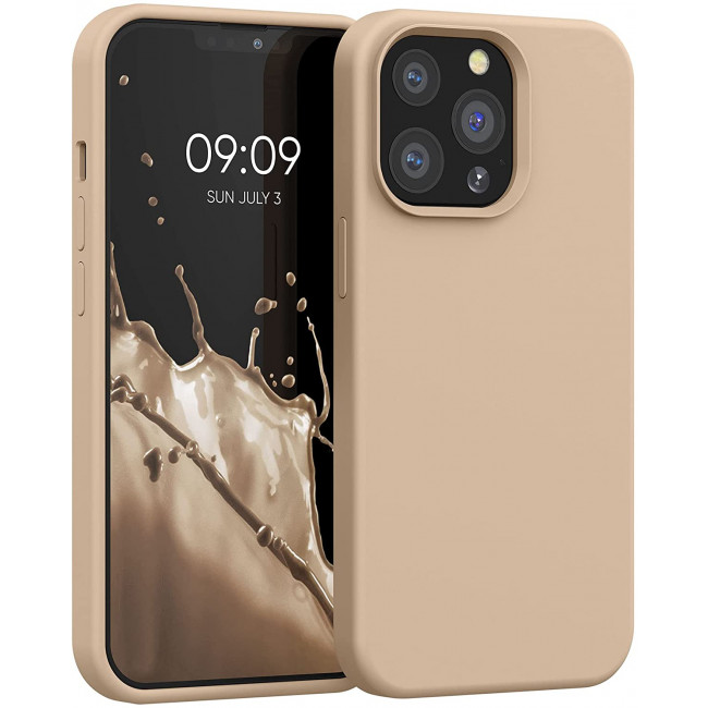 KW iPhone 13 Pro Θήκη Σιλικόνης Rubberized TPU - Mother of Pearl - 55880.154