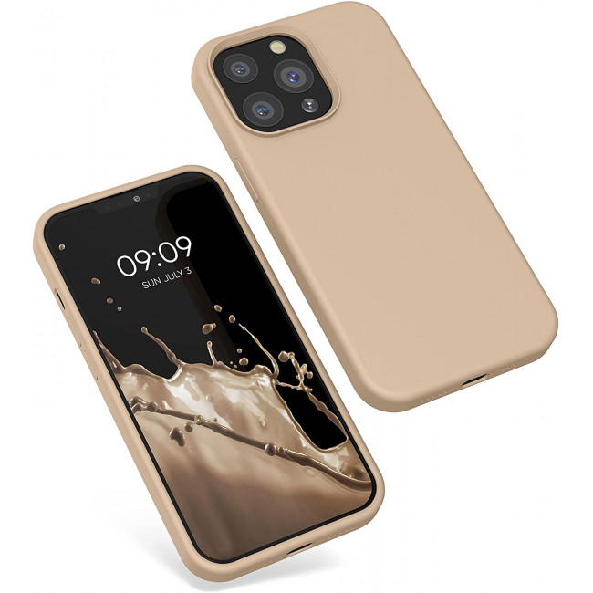 KW iPhone 13 Pro Θήκη Σιλικόνης Rubberized TPU - Mother of Pearl - 55880.154