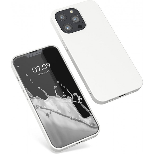 KW iPhone 13 Pro Θήκη Σιλικόνης TPU - White - 55958.02