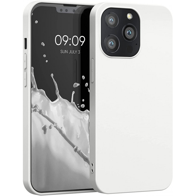 KW iPhone 13 Pro Θήκη Σιλικόνης TPU - White - 55958.02