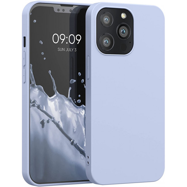 KW iPhone 13 Pro Θήκη Σιλικόνης TPU - Light Blue Matte - 55958.58