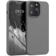 KW iPhone 13 Pro Θήκη Σιλικόνης Rubberized TPU - Titanium Grey - 55962.155