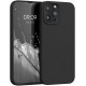 KW iPhone 13 Pro Max Θήκη Σιλικόνης Rubberized TPU - Black Matte - 55975.47