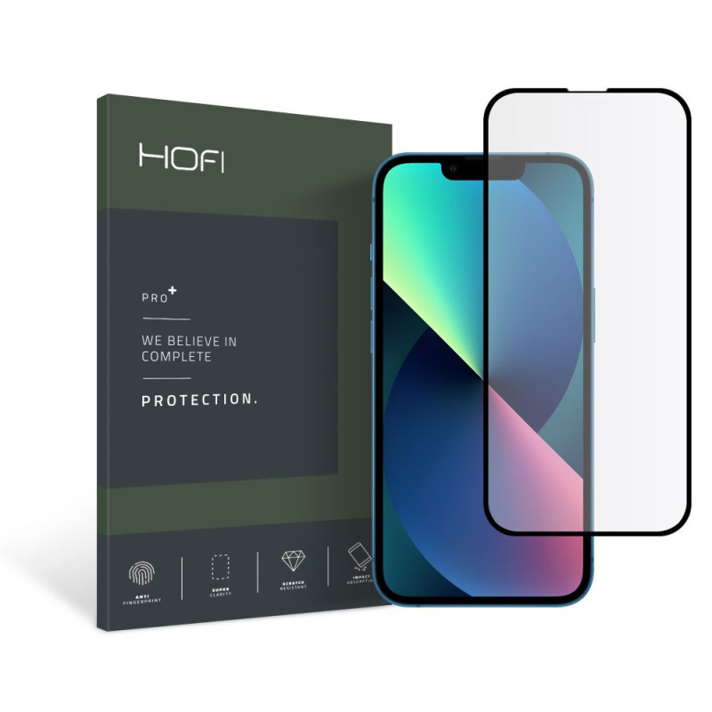 Hofi iPhone 13 / 13 Pro Glass + 0.3mm 2.5D 9H Full Screen Tempered Glass Αντιχαρακτικό Γυαλί Οθόνης - Black