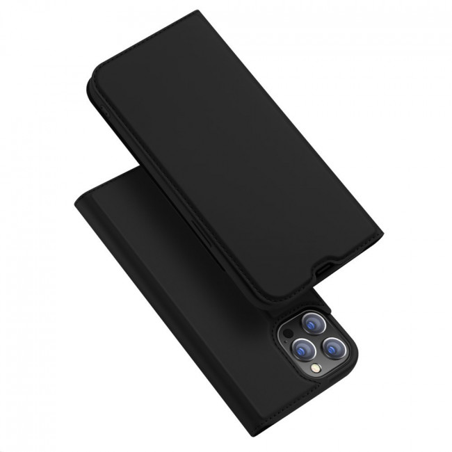 Dux Ducis iPhone 13 Pro Flip Stand Case Θήκη Βιβλίο - Black