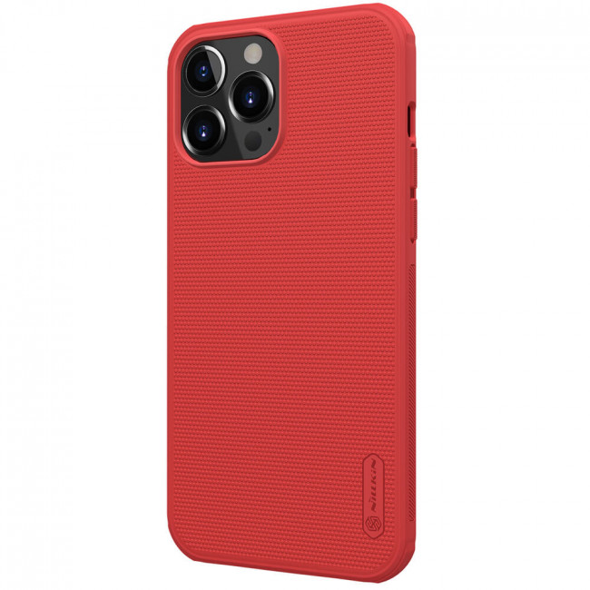 Nillkin iPhone 13 Pro Max Super Frosted Shield Rugged Σκληρή Θήκη - Red