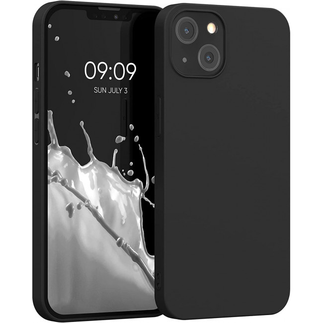 KW iPhone 13 Θήκη Σιλικόνης TPU - Matte Dark Grey - 55944.47