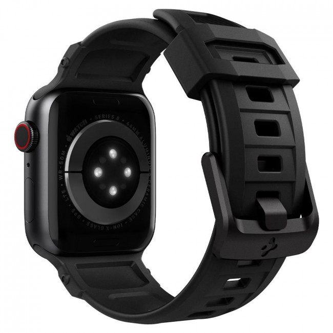 Spigen Λουράκι Apple Watch 2 / 3 / 4 / 5 / 6 / 7 / 8 / 9 / SE - 38 / 40 / 41 mm Rugged- Matte Black