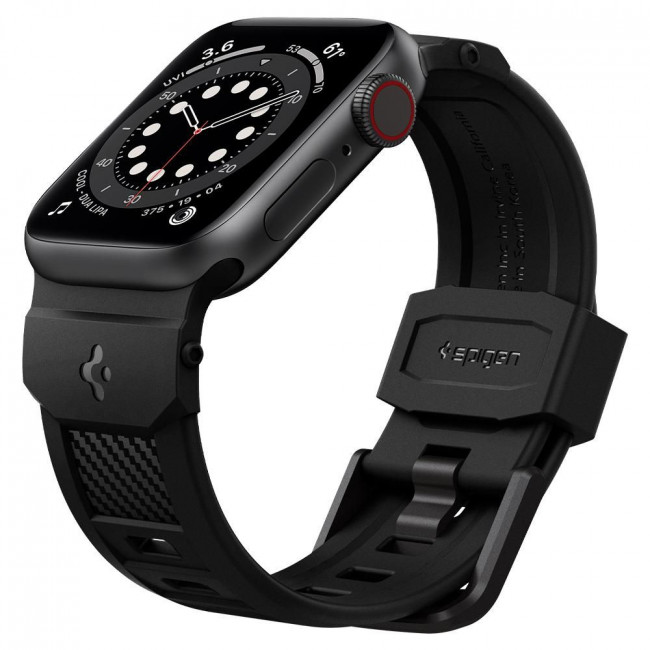 Spigen Λουράκι Apple Watch 2 / 3 / 4 / 5 / 6 / 7 / 8 / 9 / SE - 38 / 40 / 41 mm Rugged- Matte Black