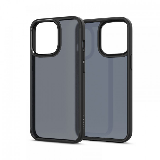 Spigen iPhone 13 Pro Max Ultra Hybrid Σκληρή Θήκη με Πλαίσιο Σιλικόνης - Matte Frost Black