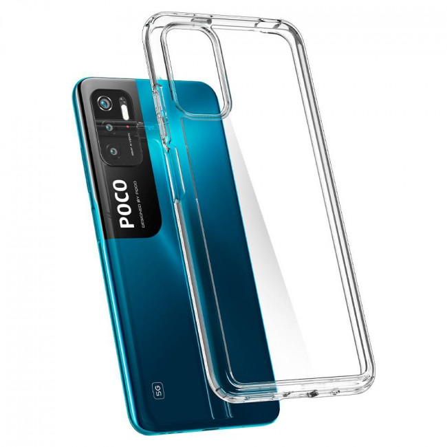 Spigen Xiaomi Redmi Note 10 5G / Poco M3 Pro 5G - Ultra Hybrid Σκληρή Θήκη με Πλαίσιο Σιλικόνης - Crystal Clear