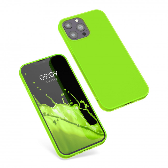 KW iPhone 13 Pro Max Θήκη Σιλικόνης TPU - Neon Yellow - 55970.75