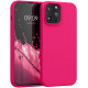 KW iPhone 13 Pro Max Θήκη Σιλικόνης Rubberized TPU - Neon Pink - 55881.77