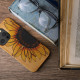 KW iPhone 13 Pro Θήκη από Φυσικό Ξύλο Design Wood Sunflower - Yellow / Dark Brown / Light Brown - 55967.03