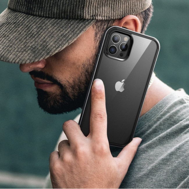 Supcase iPhone 13 Pro UB Edge Pro Σκληρή Θήκη με Προστασία Οθόνης - Black