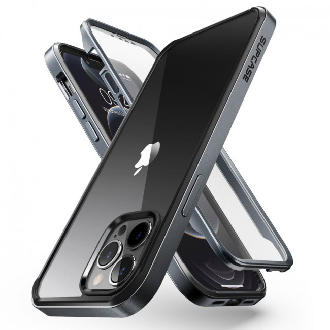 Supcase iPhone 13 Pro UB Edge Pro Σκληρή Θήκη με Προστασία Οθόνης - Black