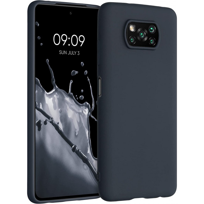 KW Xiaomi Poco X3 NFC / Poco X3 Pro Θήκη Σιλικόνης TPU - Blueberry Blue - 53482.186