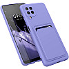 KW Samsung Galaxy A22 4G Θήκη Σιλικόνης TPU - Lavender - 56051.108