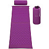 Navaris 2-in-1 Acupressure Mat and Pillow Set Σετ 2 σε 1 Χαλάκι και Μαξιλάρι Μασάζ - Purple - 52759.26.26