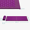 Navaris 2-in-1 Acupressure Mat and Pillow Set Σετ 2 σε 1 Χαλάκι και Μαξιλάρι Μασάζ - Purple - 52759.26.26