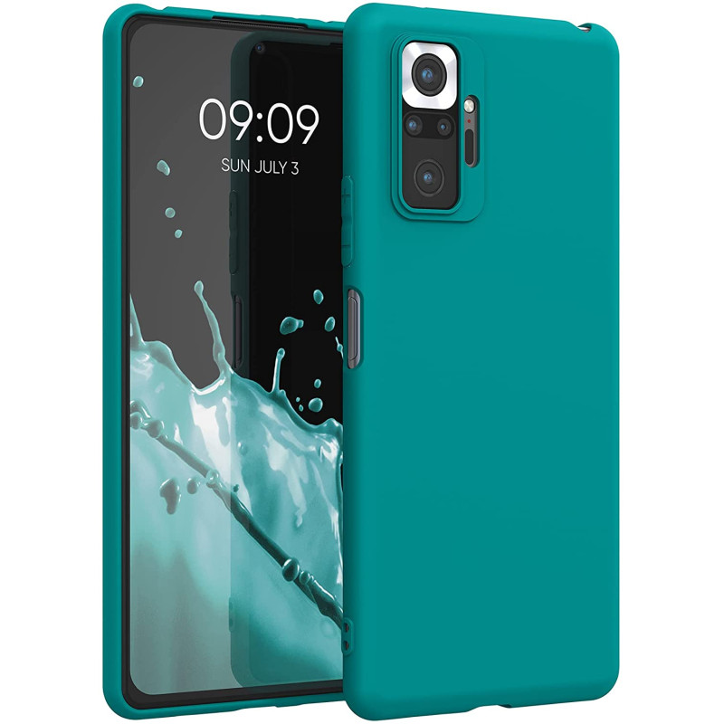 KW Xiaomi Redmi Note 10 Pro Θήκη Σιλικόνης TPU - Petrol Matte - 54551.57