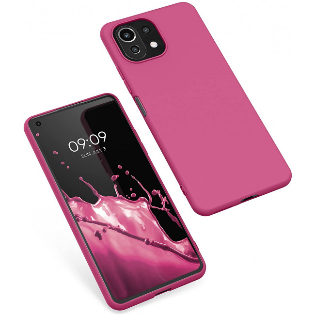 KW Xiaomi Mi 11 Lite / Mi 11 Lite 5G Θήκη Σιλικόνης TPU - Raspberry Sorbet - 54726.213