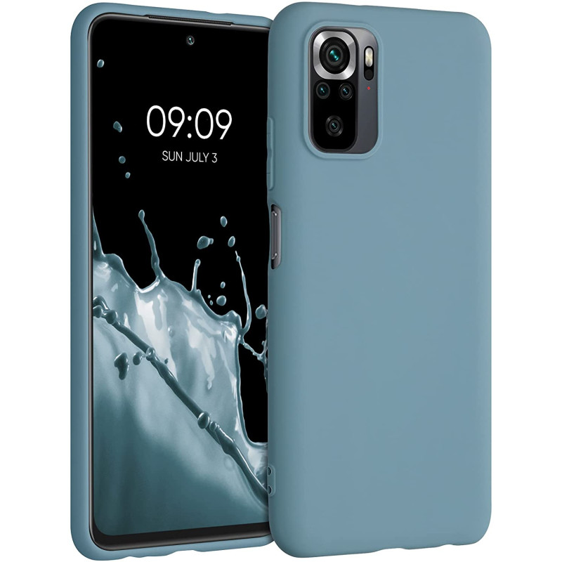 KW Xiaomi Redmi Note 10 / Note 10s / Poco M5s Θήκη Σιλικόνης TPU - Arctic Blue - 54541.207