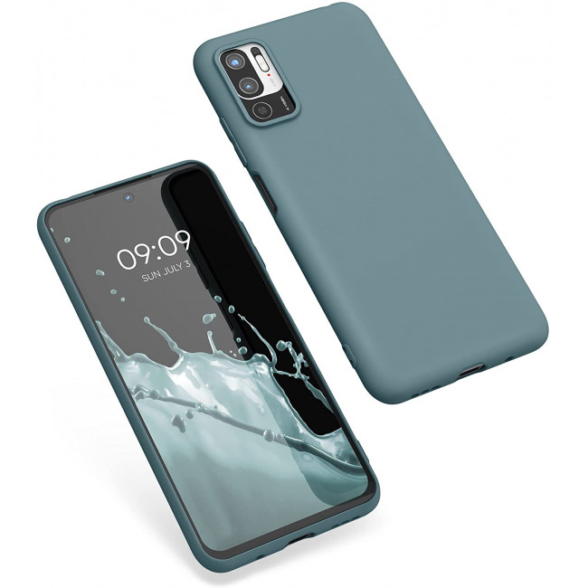 KW Xiaomi Redmi Note 10 5G Θήκη Σιλικόνης TPU - Arctic Blue - 54947.207