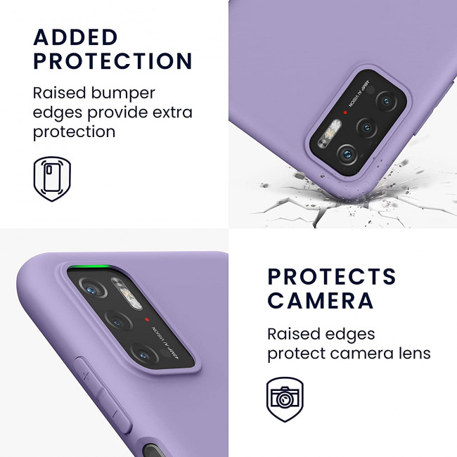 KW Xiaomi Poco M3 Pro 5G Θήκη Σιλικόνης TPU - Violet Purple - 55363.222