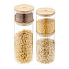 Navaris Glass Storage Jars Set Σετ 4 Γυάλινα Βάζα Αποθήκευσης - Διάφανα - 54600.02.04