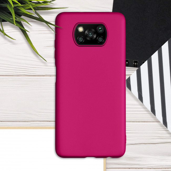 KW Xiaomi Poco X3 NFC / X3 Pro Θήκη Σιλικόνης TPU - Metallic Pink - 53483.65