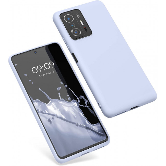 KW Xiaomi 11T / 11T Pro Θήκη Σιλικόνης TPU - Matte Light Blue - 56245.58