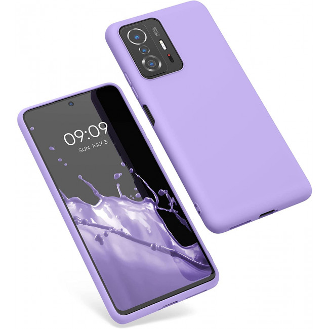 KW Xiaomi 11T / 11T Pro Θήκη Σιλικόνης TPU - Violet Purple - 56245.222