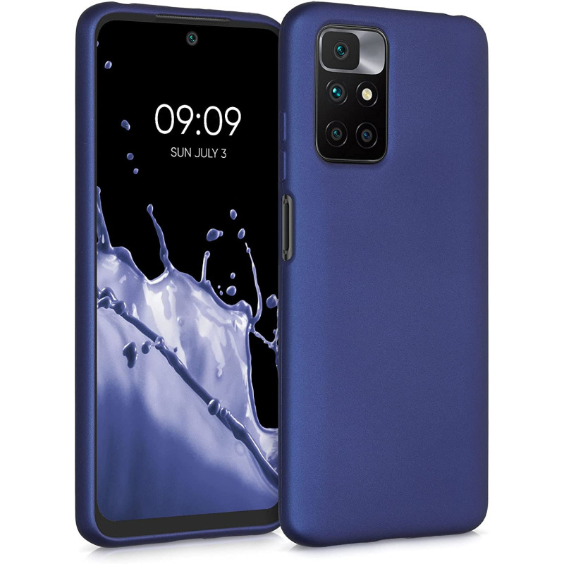 KW Xiaomi Redmi 10 Θήκη Σιλικόνης TPU - Metallic Blue - 56149.64