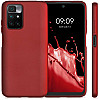 KW Xiaomi Redmi 10 Θήκη Σιλικόνης TPU - Metallic Dark Red - 56149.36