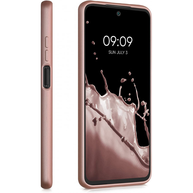 KW Xiaomi Redmi 10 Θήκη Σιλικόνης TPU - Metallic Rose Gold - 56149.31