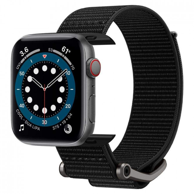 Spigen Λουράκι Apple Watch 4 / 5 / 6 / 7 / 8 / 9 / 10 / SE / ULTRA 1 / ULTRA 2 - 44 / 45 / 46 / 49 mm DuraPro Flex - Black