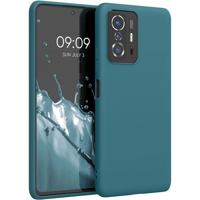 KW Xiaomi 11T / 11T Pro Θήκη Σιλικόνης TPU - Matte Petrol - 56245.57