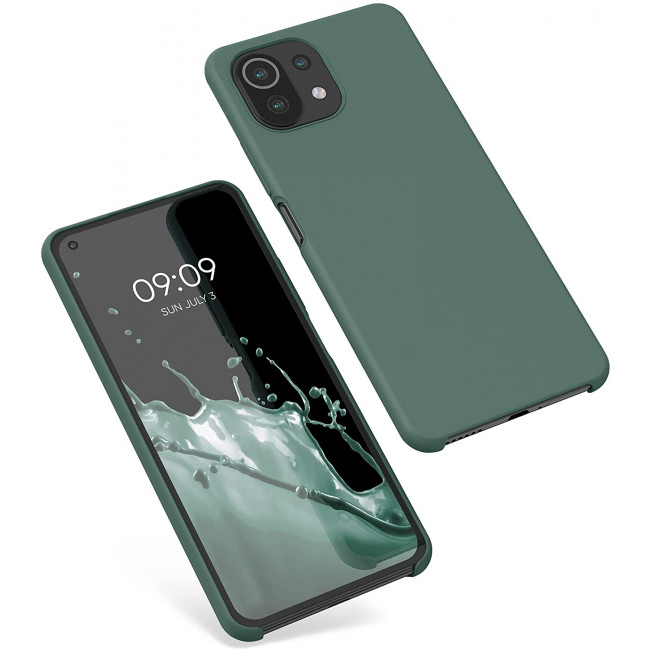 KW Xiaomi Mi 11 Lite / Mi 11 Lite 5G Θήκη Σιλικόνης Rubber TPU - Teal Green - 54730.171