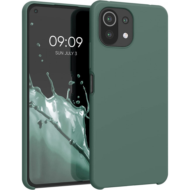 KW Xiaomi Mi 11 Lite / Mi 11 Lite 5G Θήκη Σιλικόνης Rubber TPU - Teal Green - 54730.171