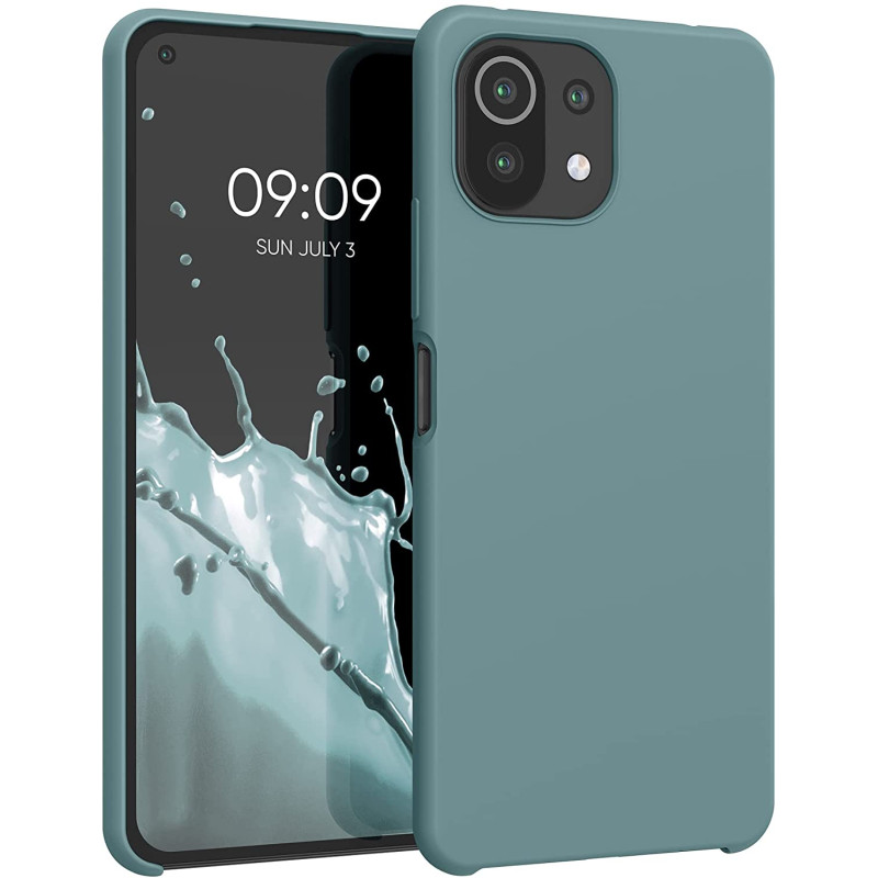 KW Xiaomi Mi 11 Lite / Mi 11 Lite 5G Θήκη Σιλικόνης Rubber TPU - Arctic Blue - 54730.207