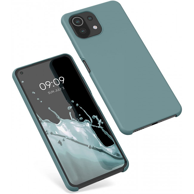 KW Xiaomi Mi 11 Lite / Mi 11 Lite 5G Θήκη Σιλικόνης Rubber TPU - Arctic Blue - 54730.207