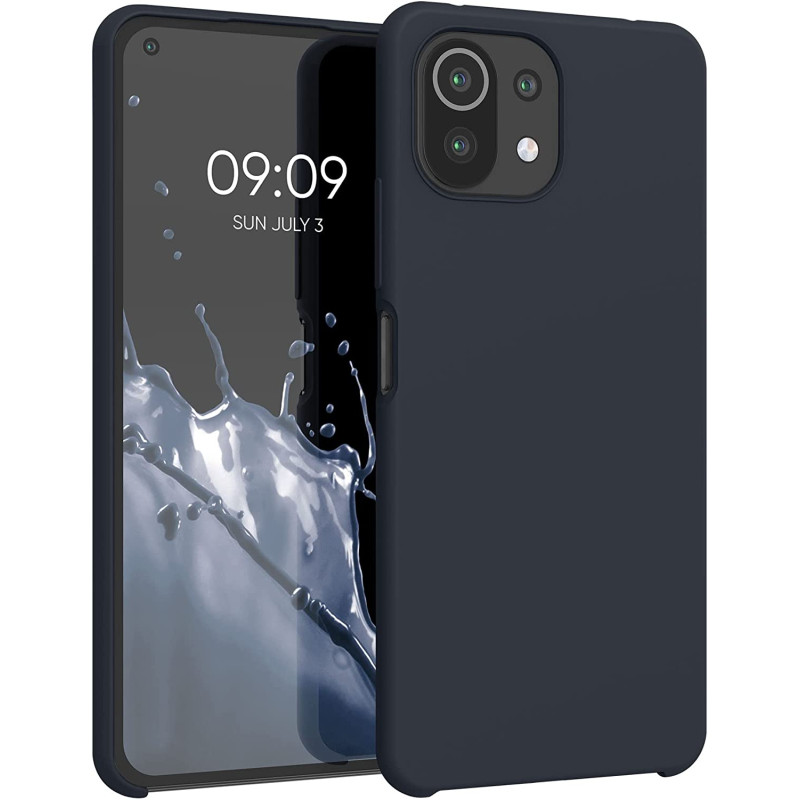 KW Xiaomi Mi 11 Lite / Mi 11 Lite 5G Θήκη Σιλικόνης Rubber TPU - Blueberry Blue - 54730.186