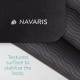 Navaris Workout Yoga Mat Στρώμα Γυμναστικής XXL - 180 x 120 x 0.6cm - Black - 56456.01