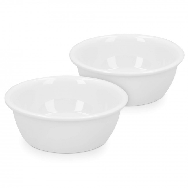 Navaris Cat Bowls - Σετ με 2 Ανταλλακτικά Μπολ Φαγητού και Νερού - 330 ml - White - 55229.01