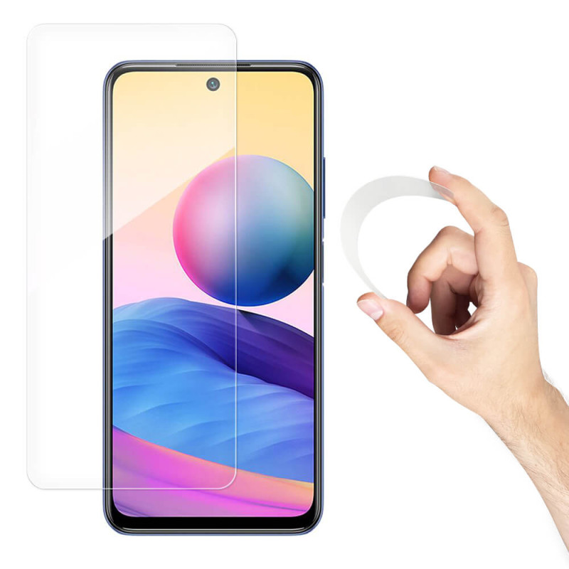 Wozinsky Xiaomi Redmi Note 10 5G / Poco M3 Pro 5G 0.15mm 9H Flexi Nano Tempered Glass Αντιχαρακτικό Γυαλί Οθόνης - Διάφανο