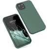 KW iPhone 13 Θήκη Σιλικόνης Rubberized TPU - Forest Green - 55878.166