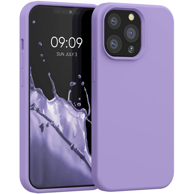 KW iPhone 13 Pro Θήκη Σιλικόνης Rubberized TPU - Violet Purple - 55880.222